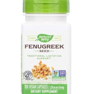حبوب الحلبة fenugreek لدعم الرضاعة Nature's Way, Fenugreek Seed