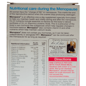 حبوب فيتامين مينوبيس menopace vitabiotics original