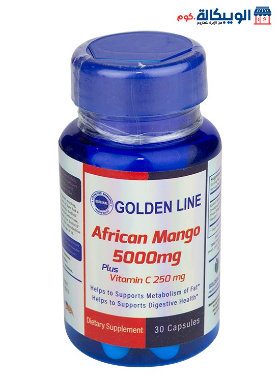 افريكان مانجو مع فيتامين سي 30 ك من جولدن لاين 