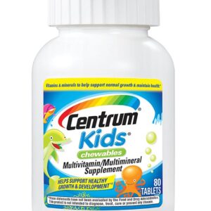 Centrum kids chewable Multivitamin for Healthy Growth 80 tablets
