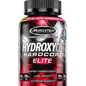 هيدروكسي كت اليت Hydroxycut hardcore elite لحرق الدهون وزيادة الطاقة والنشاط 100 كبسولة