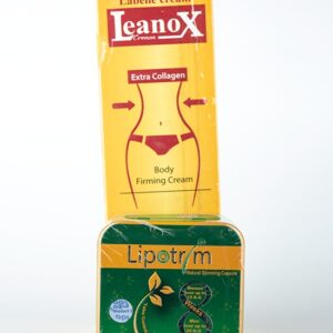كورس كبسولات ليبوتريم lipotrim للتخسيس الاخضر + كريم لينوكس leanox