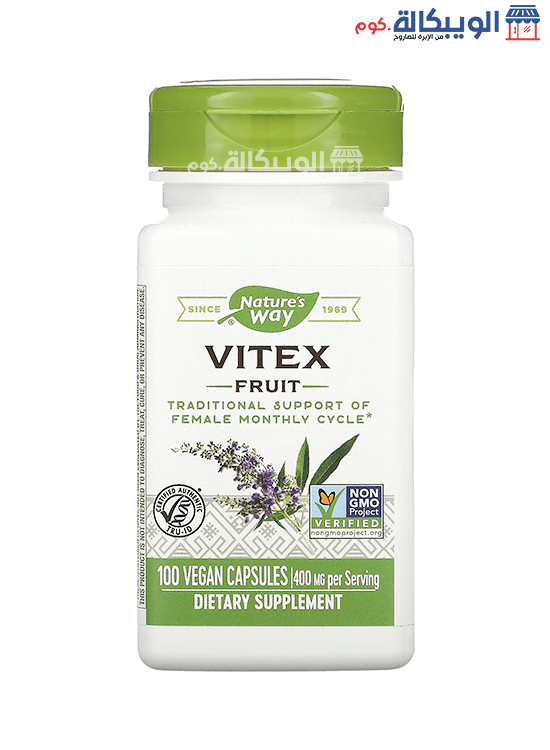 Nature'S Way Vitex Fruit 400 Mg Support Of Female Monthly Cycle