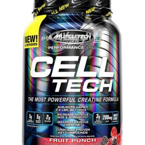 Muscletech cell tech creatine powder fruit punch