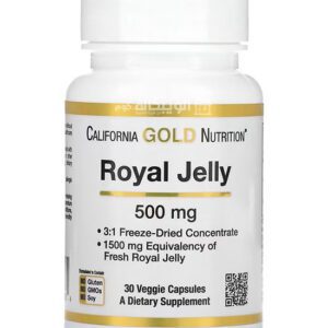 كبسولات رويال جيلي California Gold Nutrition Royal Jelly