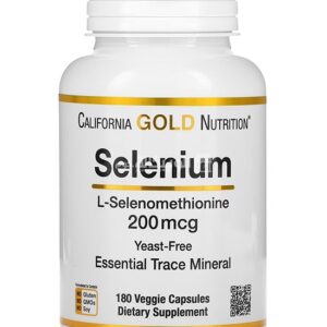 California Gold Nutrition Selenium supplement 200 mcg is powerful antioxidant