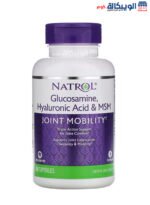 دواء جلوكوزامين وحمض الهيالورونيك Natrol Glucosamine, Hyaluronic acid & MSM