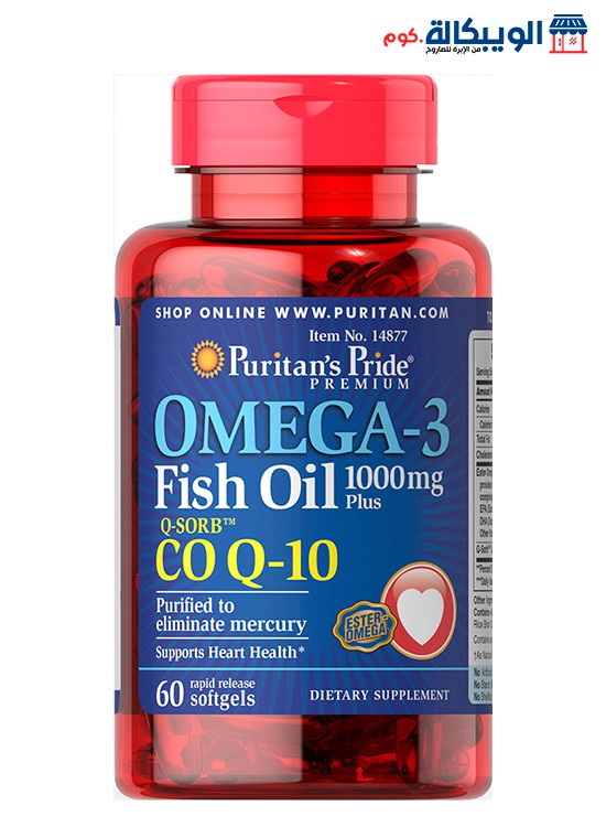 Puritan’s Pride Omega 3 Fish Oil Plus Co Q-10 1000Mg