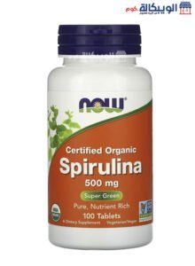 Now Foods Certified Organic Spirulina 500Mg Tablets Boost Immune System - 100 Tablets Now Foods Certified Organic Spirulina 500Mg Tablets Price