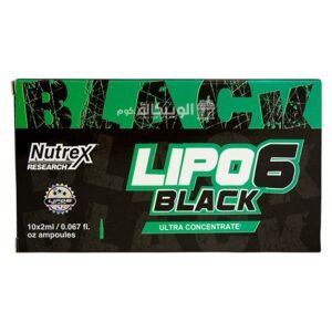 حقن ليبو 6 للتخسيس Nutrex Reswarch Lipo 6 black ultra green