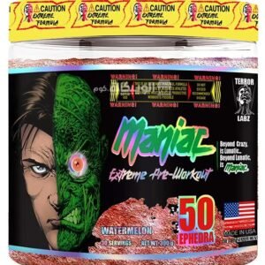 Terror labz maniac extreme pre workout supplement