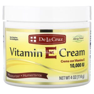 كريم فيتامين هـ De La Cruz Vitamin E Cream 10.000 IU