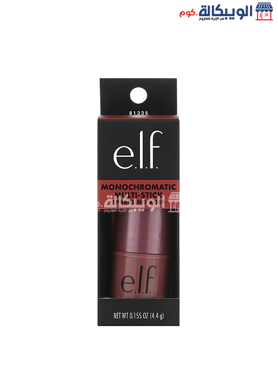 E.l.f. Monochromatic Multi Stick Sparkling Rose For Eyes, Lips, And Cheeks - 0.155 Oz (4.4 G)