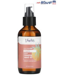 لايف فلو زيت بذور الورد لاستعادة نضارة البشرة وشبابها حجم 118 مل - Life Flo Organic Pure Rosehip Seed Oil سعر لايف فلو زيت بذور الورد Life Flo Organic Pure Rosehip Seed Oil
