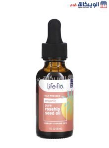لايف فلو زيت الروز هيب لزيادة نضارة البشرة وتجديد أنسجتها حجم 30مل - Life-Flo Organic Pure Rosehip Seed Oil أضرار لايف فلو زيت الروز هيب Life Flo Organic Pure Rosehip Seed Oil حجم 30 مل