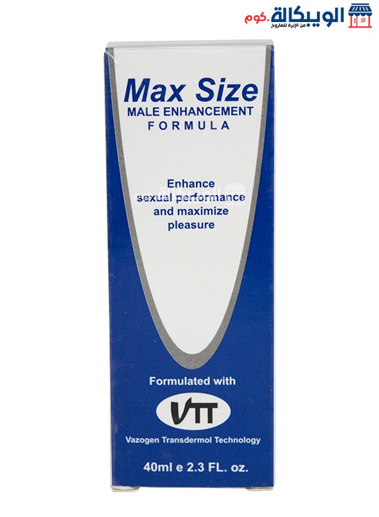 Max Size Cream For Men