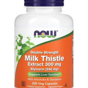 كبسولات شوك الحليب NOW Foods Milk Thistle Extract Double Strength