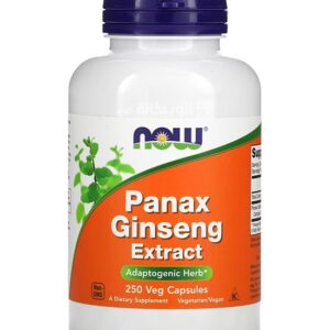 كبسولات مستخلص جنسنج باناكس NOW Foods Panax Ginseng Extract