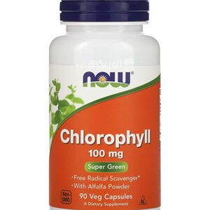 NOW Foods Chlorophyll capsules cleansing Capsules 100 mg - 90 Capsules