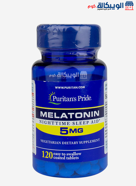 حبوب ميلاتونين 5 ملغ Puritan'S Pride Melatonin 5 Mg