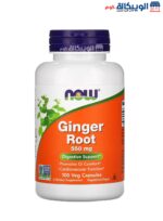 Ginger Root Now Foods Capsules Support Digestive Health 550 Mg 100 Veg Capsules