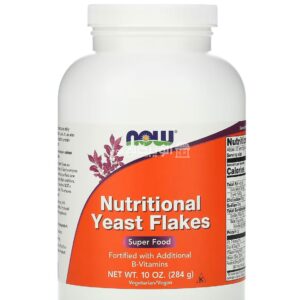 NOW Foods Nutritional Yeast Flakes supplement to improve overall body health 10 oz (284 g)