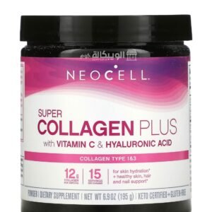 NeoCell Super Collagen Plus with Vitamin C & Hyaluronic Acid 6.9 oz (195 g)