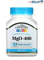 21St Century Mgo 400 Mg Capsules For Muscles And Bone Health 90 Capsules