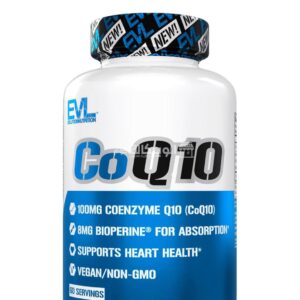 EVLution Nutrition CoQ10 100 mg 60 Veggie Capsules