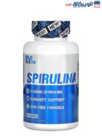 EVLution Nutrition Spirulina capsules to support general health and strengthen immunity 500 mg 180 capsules