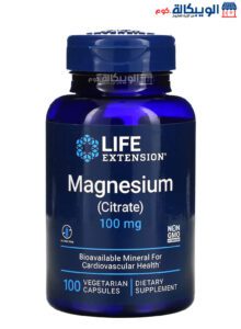 Life Extension Magnesium Supplement 100Mg For General Body Health 100 Capsules