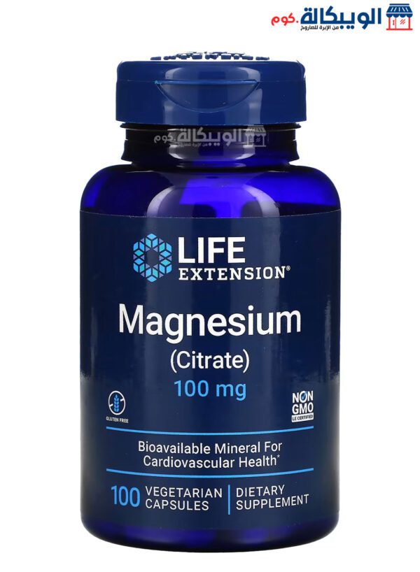 Life Extension Magnesium Supplement 100Mg For General Body Health 100 Capsules