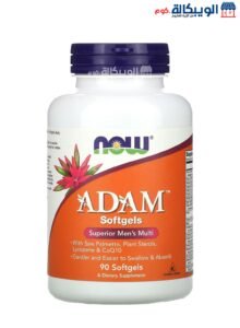 حبوب Adam مالتي فيتامين للرجال من ناو فودز 90 كبسولة نباتية - Now Foods Adam Superior Men'S Multi 90 Veg Capsules Now Foods Adam Superior Men'S Multi 90 Veg Capsules