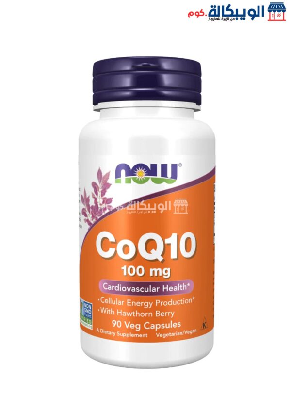 Now Coq10 With Hawthorn Berry 100 Mg 90 Veg Capsules