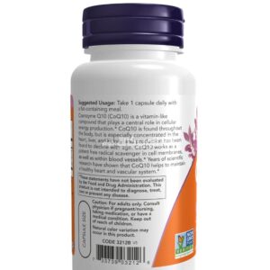NOW Foods CoQ10 with Hawthorn Berry 100 mg 90 Veg Capsules