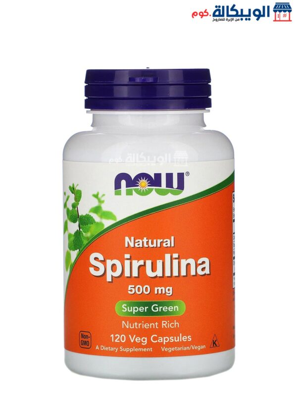 Now Foods Natural Spirulina Tablets To Support Overall Health And Strengthen Immunity 500 Mg 120 Veg Tablets