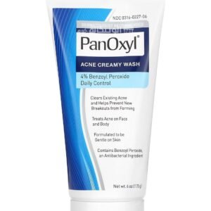 PanOxyl Acne Creamy Wash with Benzoyl Peroxide 4% Daily Control 170 g