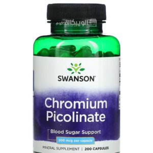 Swanson chromium picolinate Capsules For regulate sugar in the body 60 Capsules