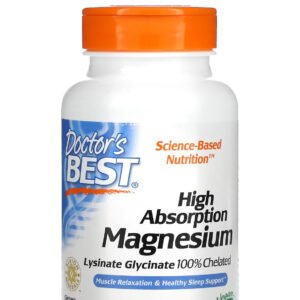 Doctor's best high absorption magnesium 100 mg 120 Tablets