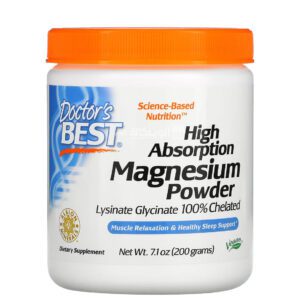 بودرة المغنيسيوم عالية الامتصاص Doctor's Best High Absorption Magnesium Powder