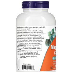 NOW Foods magnesium citrate دواء