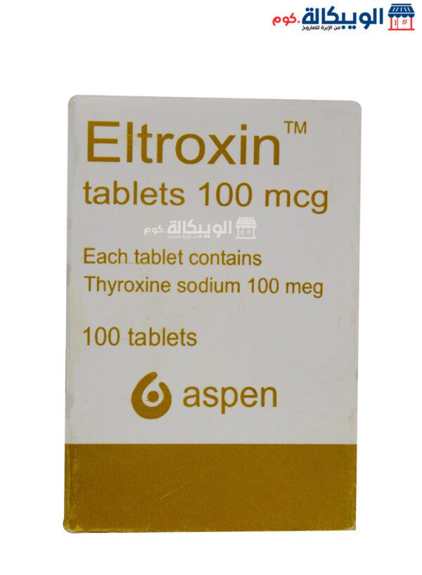 Eltroxin 100 Mcg Tablets For Thyroid Gland Treatment 100 Tablets