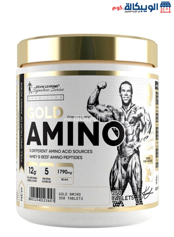 Kevin Levrone Gold Amino Tablets For Muscle Growth 350 Tablets