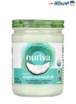 Nutiva Organic Virgin Coconut Oil for body care and cook 14 fl oz (414 ml) 