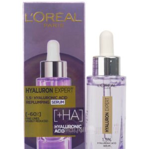 سيروم لوريال اكسبيرت لتعزيز مرونة البشرة 30 ملي - l'oreal replumping serum hyaluron expert