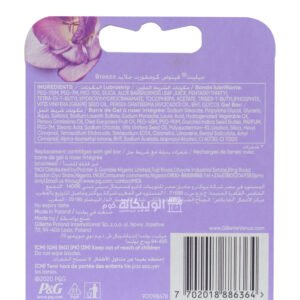 شفرات جيليت فينوس بريز للنساء gillete venus comfortglide breeze لإزالة الشعر 4قطع