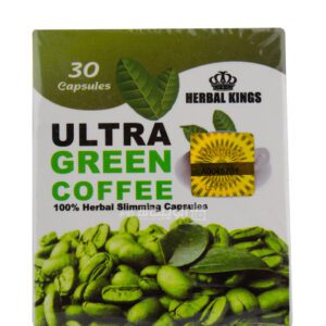 كبسولات الترا جرين كوفي هيربال كينج ultra green coffee herbal kings العدد 30 كبسولة