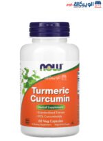 NOW Foods Turmeric Curcumin Capsules for support overall health 60 Veg Capsules 