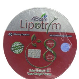 ليبوتريم الاحمر المدور lipotrim abcare الحجم 40كبسولة