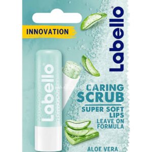 مقشر شفايف لابيلو بالالوفيرا و فيتامين e labello lip caring scrub alo evera + vitamin e